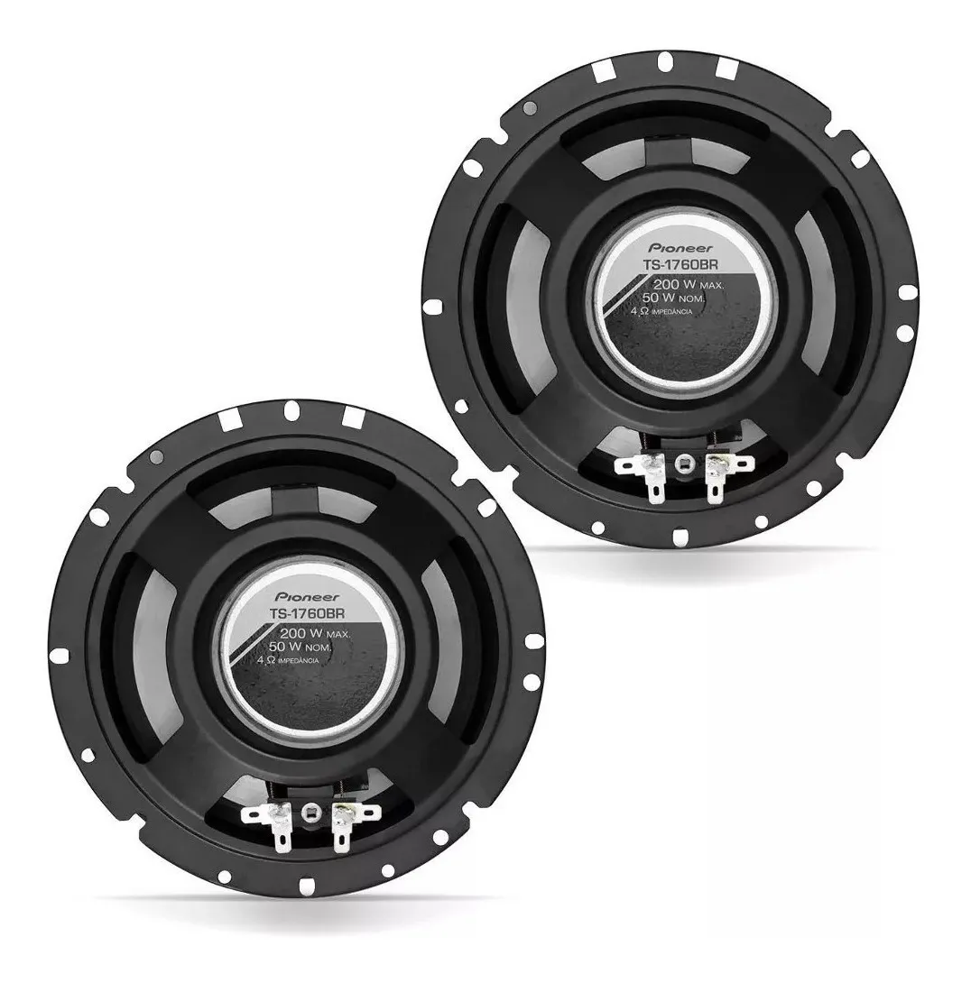 Par de Alto-Falantes Triaxial Pioneer TS-1760BR 6" 100W RMS - Image 4