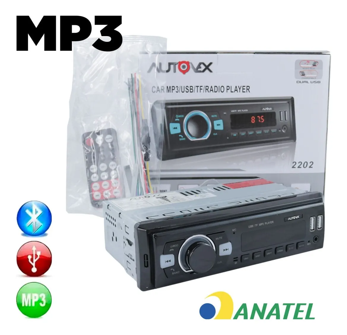 Auto Radio MP3 Player– Autovex